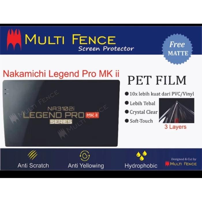 Anti Gores Head Unit Nakamichi Legend Pro MK ii 9" / 10"
