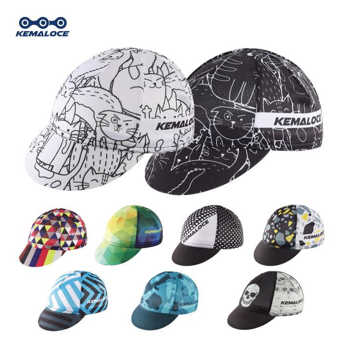 KEMALOCE Topi Sepeda Cycling Cap Pria&Wanita Anti-UV Musim Panas Cepat Kering 2026 Topi Bersepeda Pu