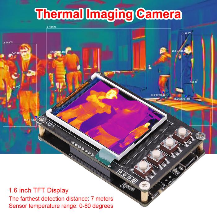 AMG8833 Handheld Infrared Thermal Imager Sensor 1.6 inch TFT Display