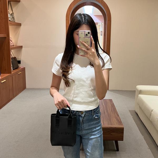 Tas GIVENCHY G ESSENTIALS BLACK MINI TOTE BAG WITH LS 100% ORIGINAL - 14X6X20CM