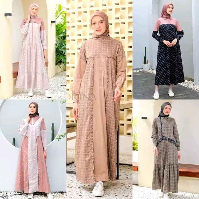 KORINA SADIYA, ZAHWA, ZALFA, ASHLEY, AIRIN, AMARA, KENAYA, KAREN, KHANZA, NATHAN, MASEL |  Gamis Dre