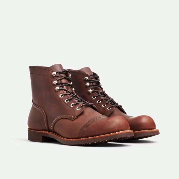 RED WINGS SHOES 08111-3 7 D AMBER