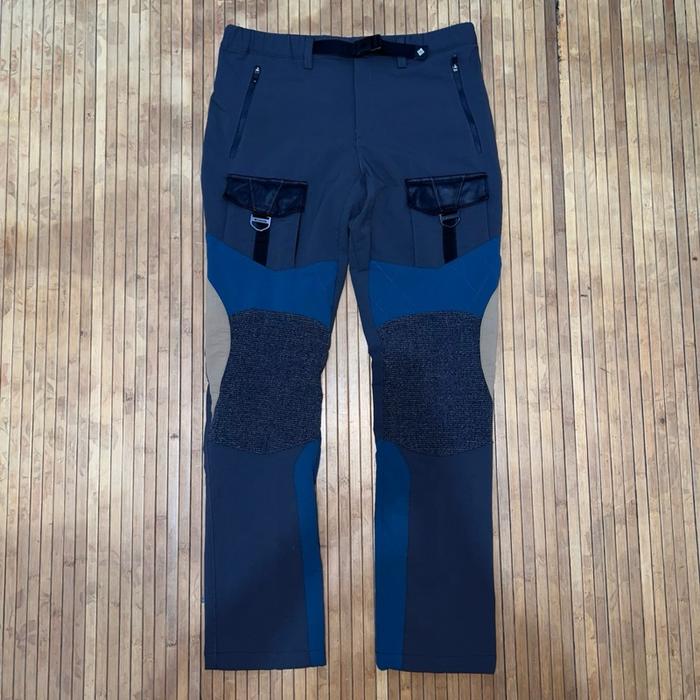COLUMBIA OUTDOOR HIKING CLIMBING ADVENTURE MIX LEATHER NYLON PANTS the north face National Geographi