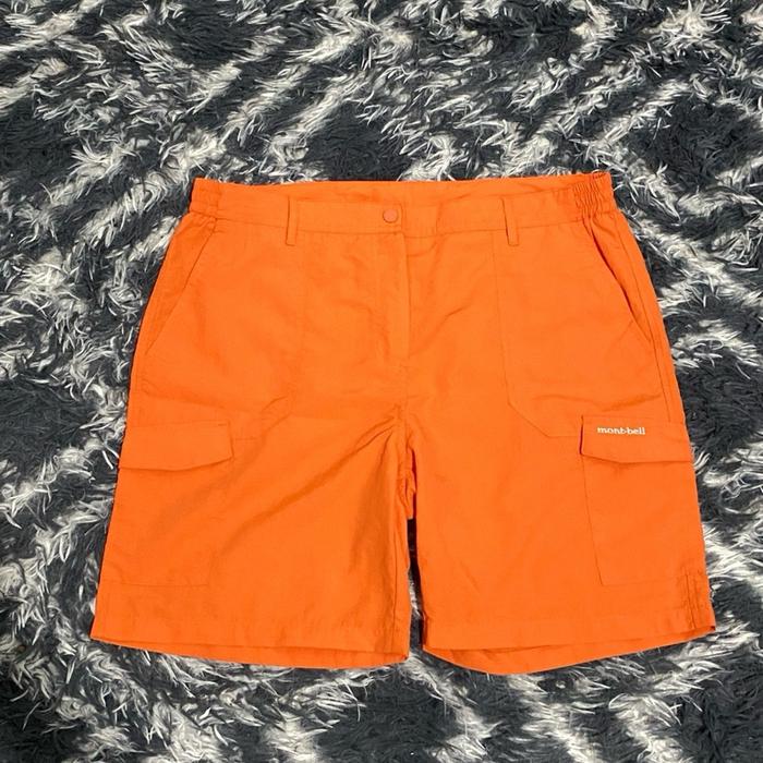 Celana pendek cargo nylon outdoor montbell goretex anti air