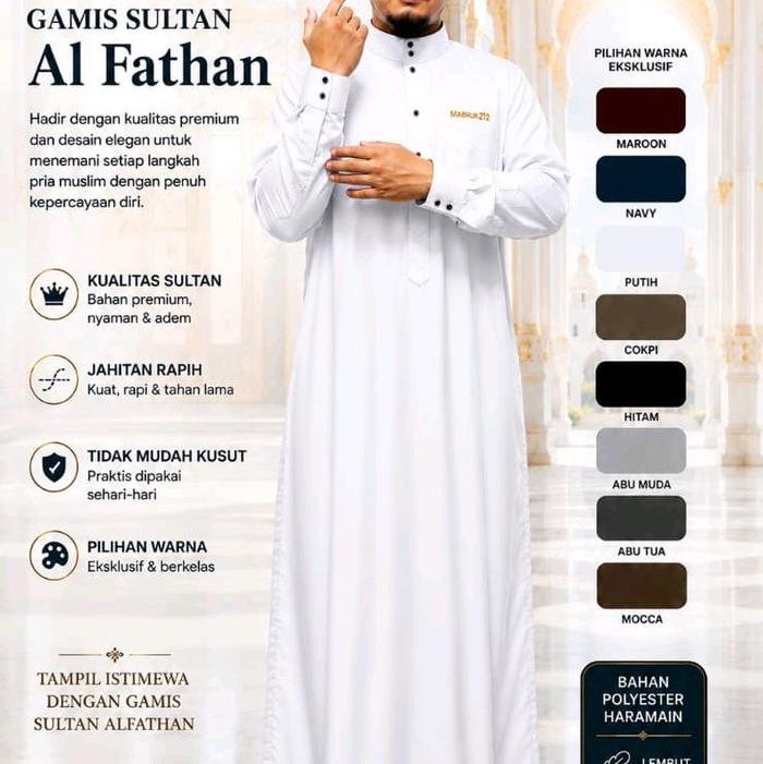 gamis Muslim Pria sultan