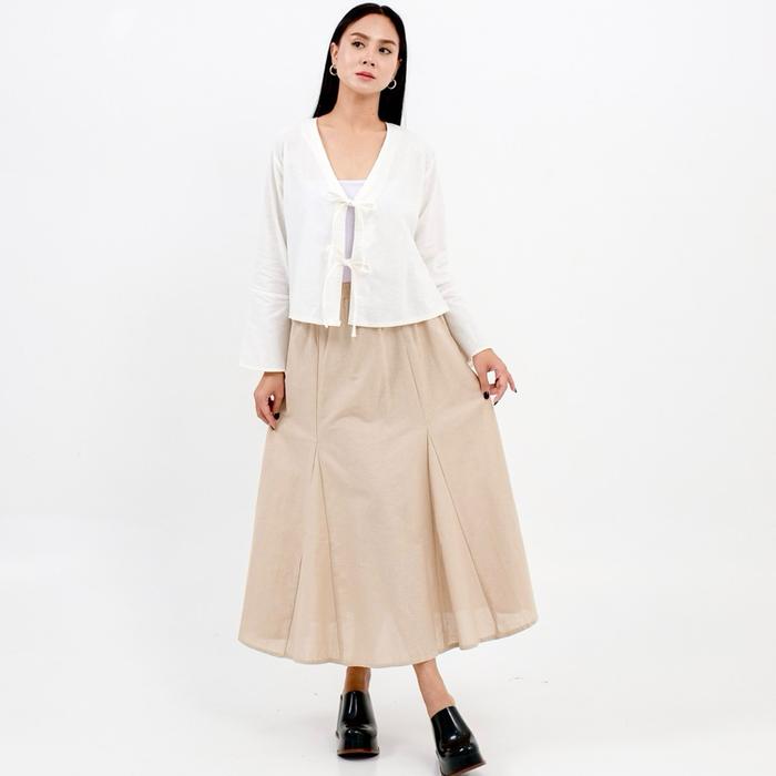 LUMI - blouse pita, one set, rok payung, rok basic, skirt korea