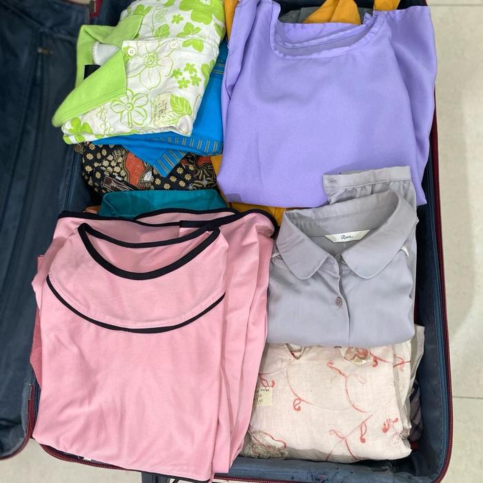 Atasan baju wanita serba murah edisi bongkar koper