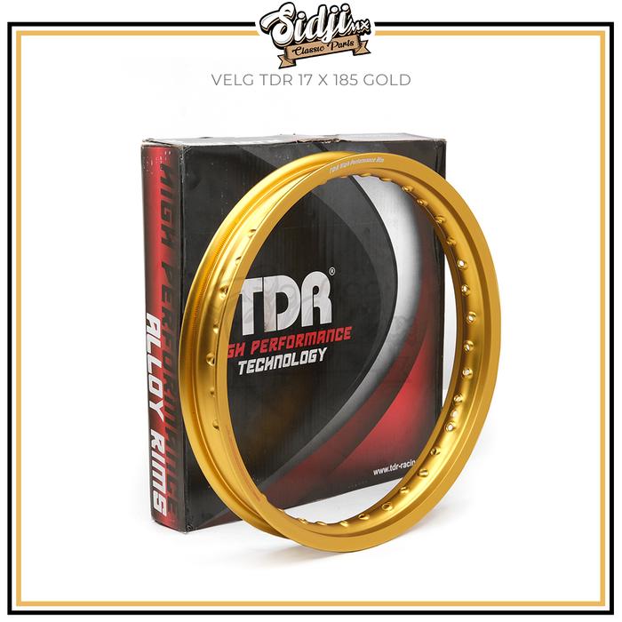Velg TDR U Shape W Shape Ring 14 17 120 185 250 Silver Hitam Gold Motor Karisma Supra X 125 Blade  R