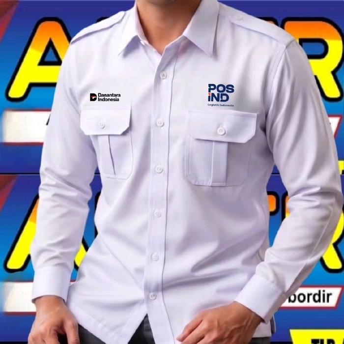 ready kemeja pos Indonesia pdh pos Indonesia baju pos Indonesia seragam pos Indonesia kemeja kerja p