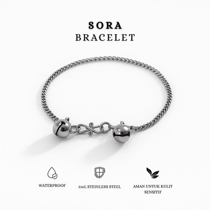 Gelang Bayi Sampai Dewasa Klintingan Monel Rantai Halus Steinless Anti Karat Minimalis