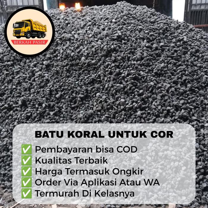 Batu Split/Batu Koral/Untuk Cor Ukuran 1/2 untuk Ngecor - Kualitas Terbaik - Harga Termasuk Ongkir  