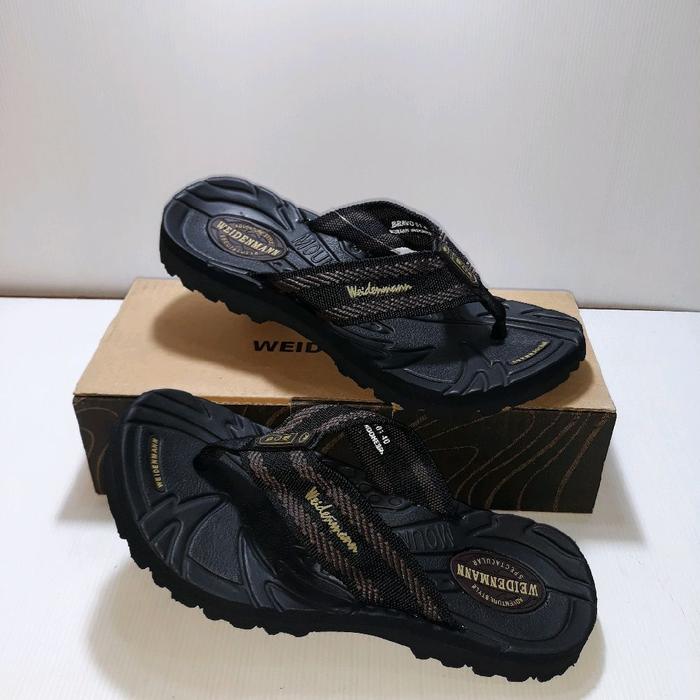 Sandal Gunung Pria Weidenmann BRAVO 01 -  HITAM KOPI 39/43