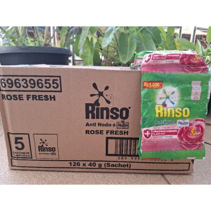 RINSO BUBUK 40 GR (126 PCS) DUS