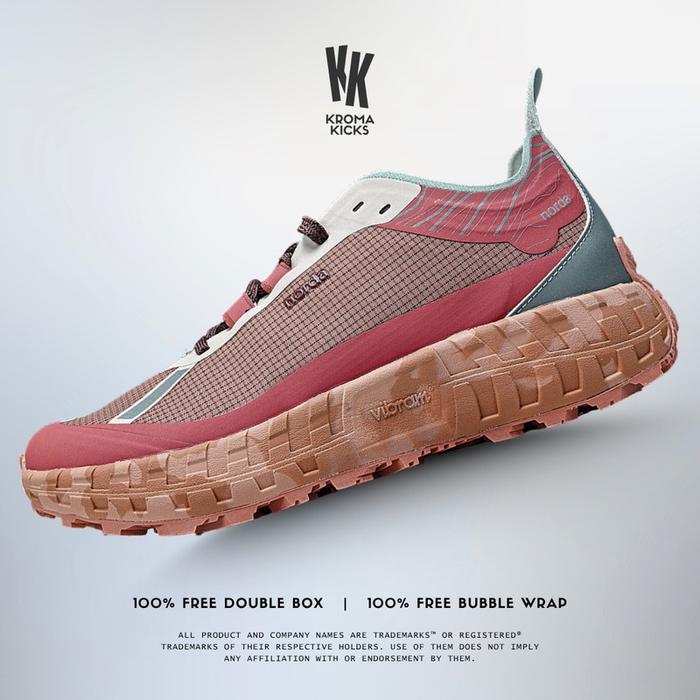 Norda 001 Trail Running Sneaker Shoes Vermillion Pink (Size 36-45)