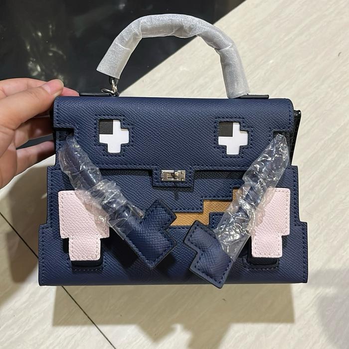 Tas selempang wanita doll 20cm no brand kulit asli