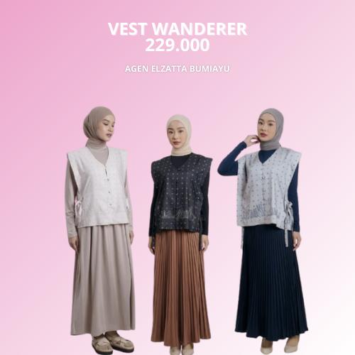 DAUKY Vest Wanderer Motif Wanderer
