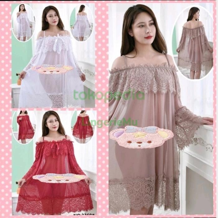 SABRINA DASTER LINGERI ALL SIZE JUMBO/LINGERI BIG SIZE TRANSPARAN