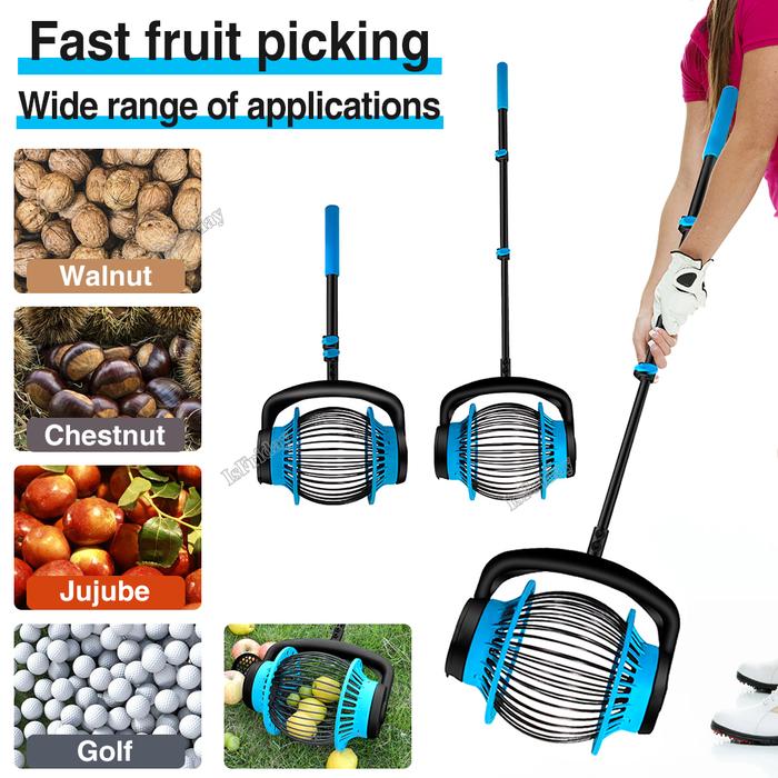 Retractable Nut Gatherer Fruit Picker Fruit Ball Nut Collector Quick Picker Does Not Hurt Fruit Pick