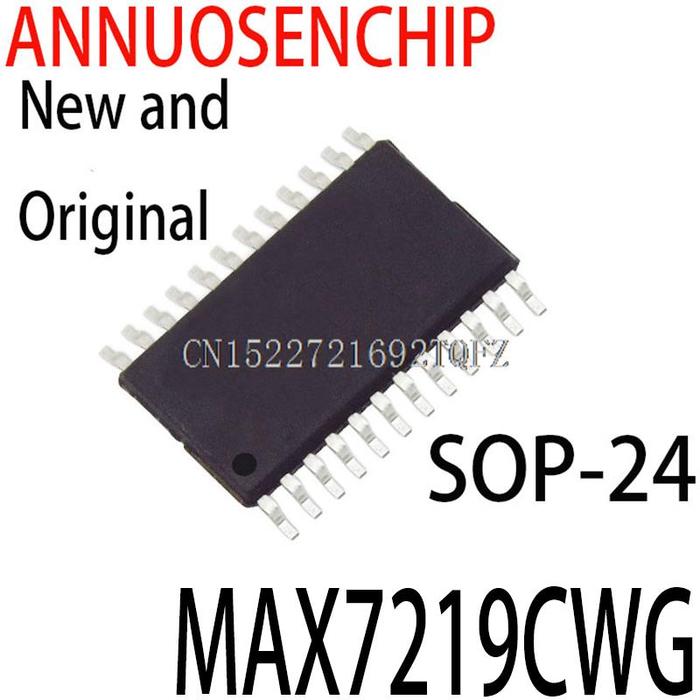 50PCS New and Original MAX7219 MAX7219EWG SOP-24 MAX7219CWG