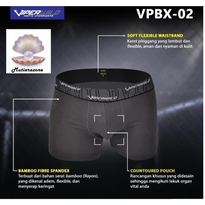 Celana Boxer ViperWild VPBX-02 Rayon Spandex