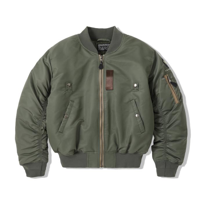 2025 MA-1 Sage Green Winter Coat Pilot Nylon VTG Padded L2B Vintage JAPAN Bomber Flight Jacket For M