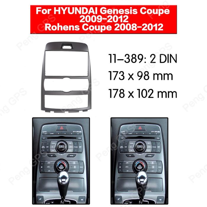 Car Radio stereo Fitting Fascia installation For HYUNDAI Genesis
