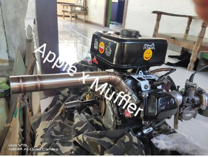 knalpot alkon diesel knalpot perahu mesin penggerak GX LONCIN RYU MOTOYAMA MOGE GX 160 200 270 390 4