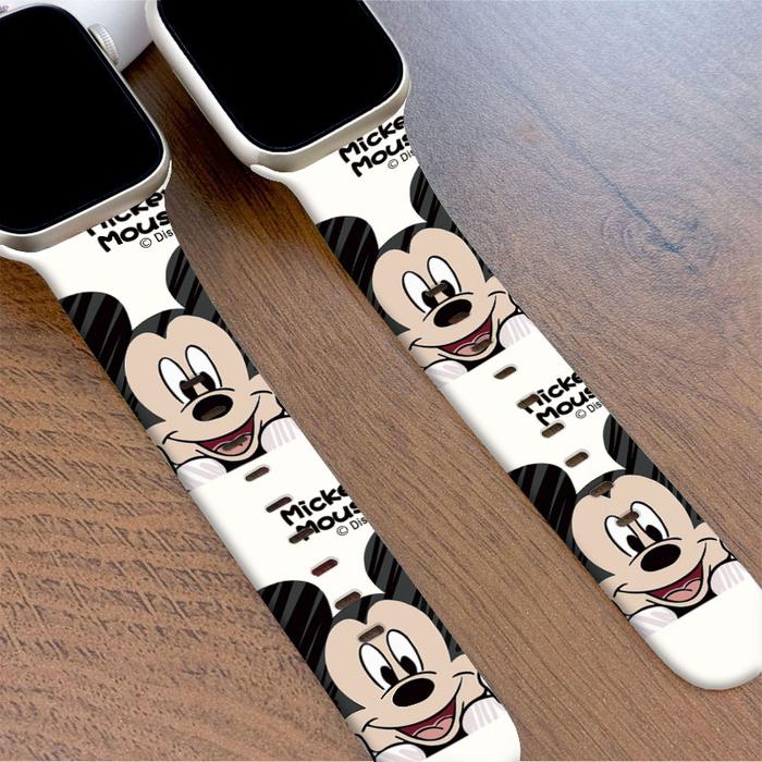 Sport Silicone Strap for Mickey Mouse IWatch Watch Ultra 2 SE 2 Series 10 9 8 7 6 5 4 3 2 49mm 46mm 