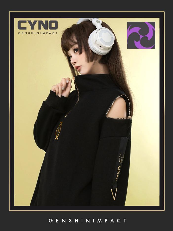 Game Genshin Impact Cyno Cosplay Costume Long Sleeve Jacket Coat Hoodie Pants Cool Men Hooded Clothe