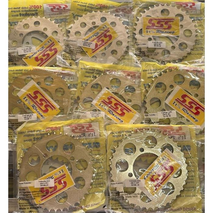 GEAR BELAKANG SSS RXZ 428 - 26 27 28 29 30 31 32 33 34 35 36 37 38 39 40 41 42 43 44 45 46 47 RXKING