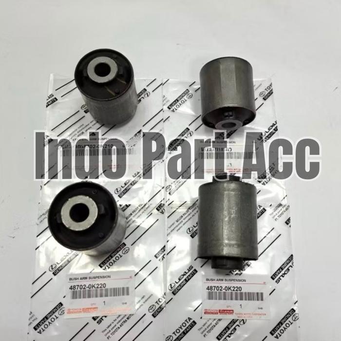 Bushing Arm Set Belakang Dudukan Per Keong Innova Fortuner Hilux Original 1 Set 4pc