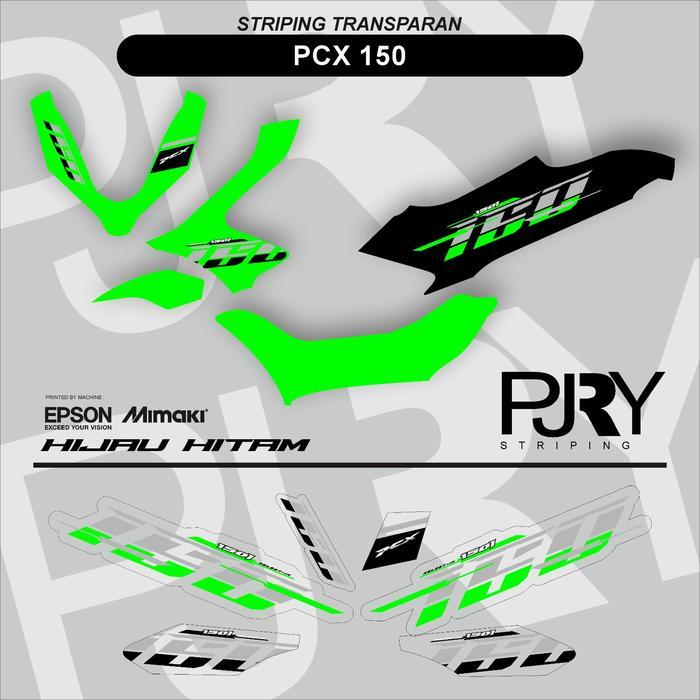 STRIPING TRANSPARAN PCX 150 CC VERSI OSEAN