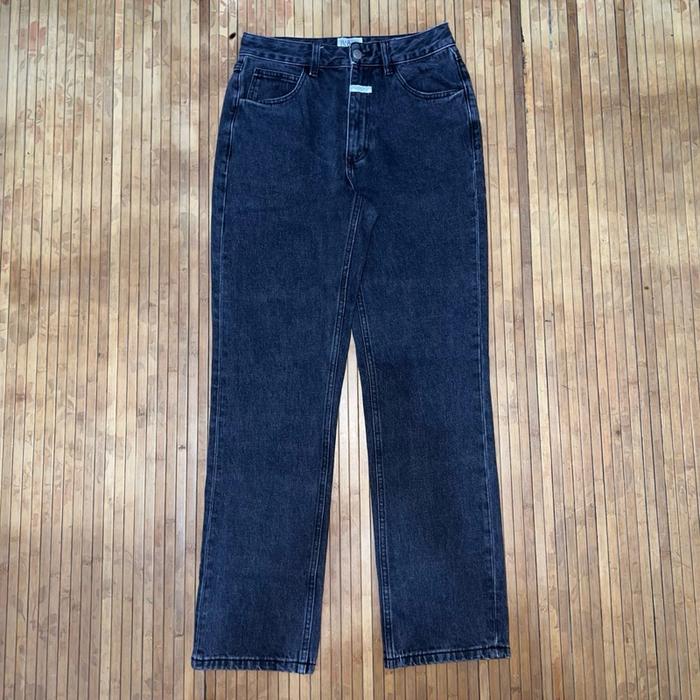 MARITHE FRANCOIS GIRBAUD PARIS DARK GREY REGULAR FIT DENIM JEANS vivienne westwood lanvin prada