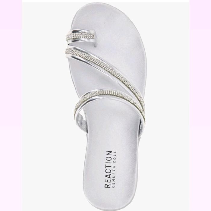 Reaction Kenneth Cole Gia Sandal Wanita warna silver