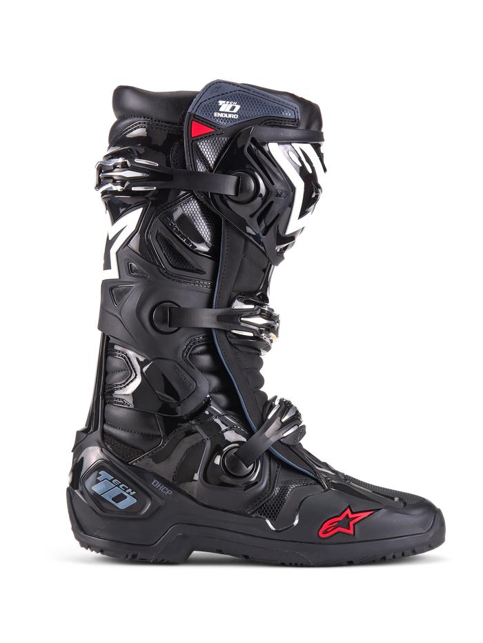 BOOTS ALPINSETARS TECH 10 ENDURO BLACK SEPATU CROS ALPINESTARS TECH 10 ENDURO BLACK SEPATU TRAIL ALP