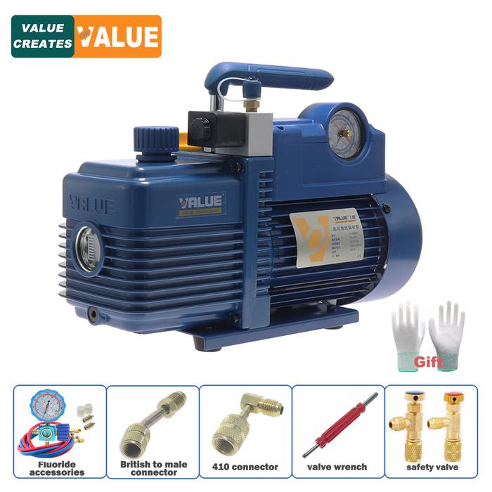 VALUE V-i240SV Vacuum Pump 220V 2 Stage Refrigerant Air Conditioning