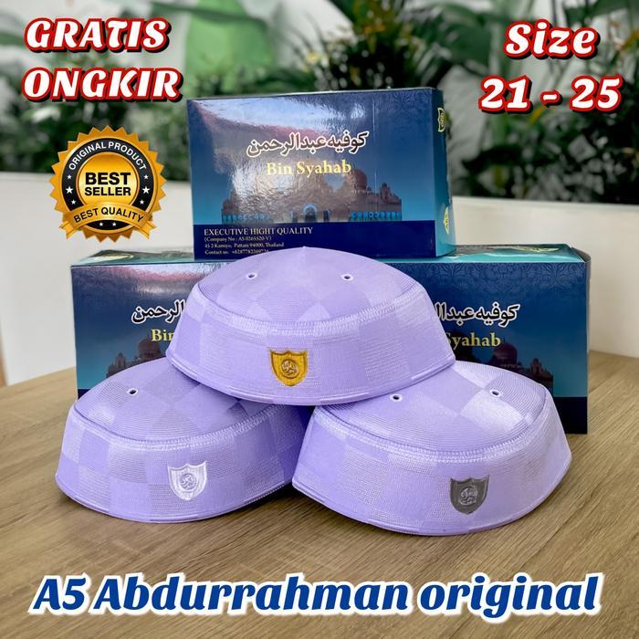 Terbaru Peci Malaysia A5 Abdurrahman Original Kopiah Malaysia A5 Abdurrahman