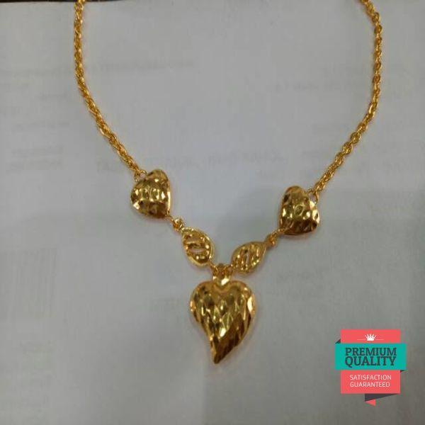 MURAH KALUNG EMAS ASLI KADAR 875 MODEL HATI 3 GRAM ELEGAN
