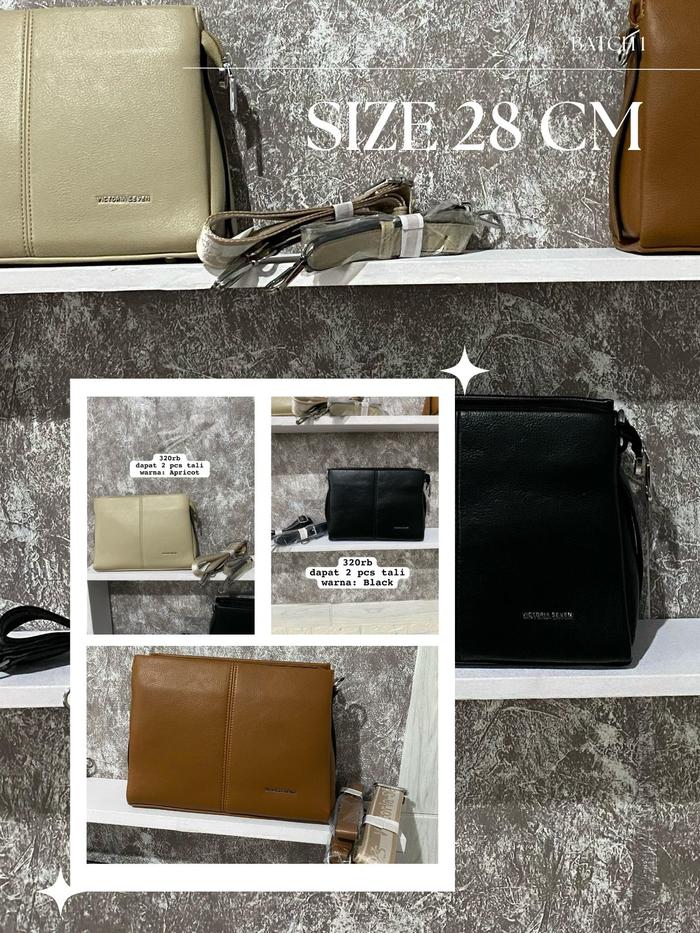Alton Matte Bag 28 cm - Tas cewe Selempang