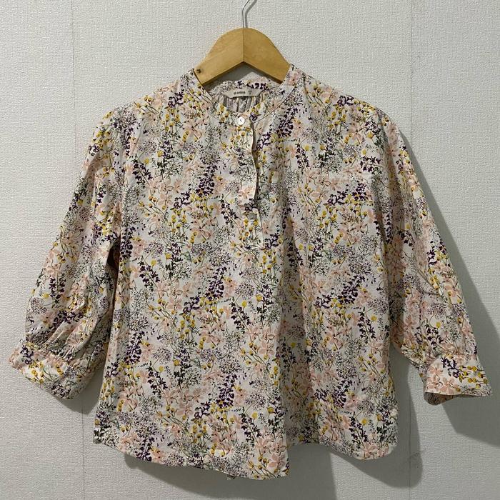 Blouse Wanita Katun Bunga Bunga - Blouse Bunga - Blouse Bahan Katun - Atasan Blouse