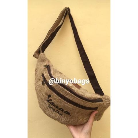 ORIGINAL TAS PINGGANG GONI (UNISEX)//TAS KEKINIAN GONI READY STOCK