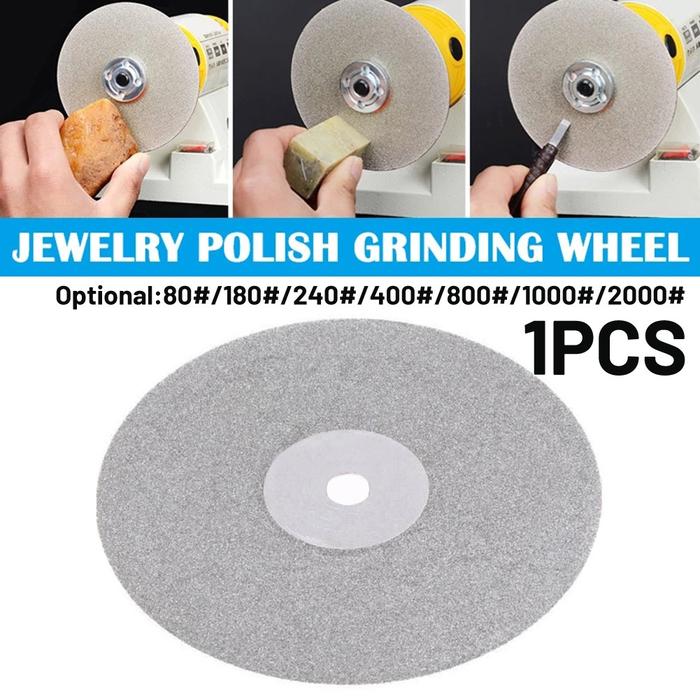 1Pc 100mm 80-2000# Diamond Coated Grinding Wheel Disc Lapping Flat