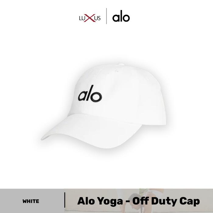 [ NEW ORIGINAL ] Alo Yoga - Off Duty Cap - White/Black