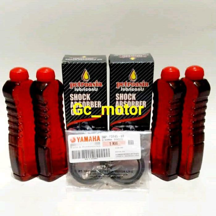 seal shock depan Vixion R15 xmax Scorpio + oli shock - seal + oli