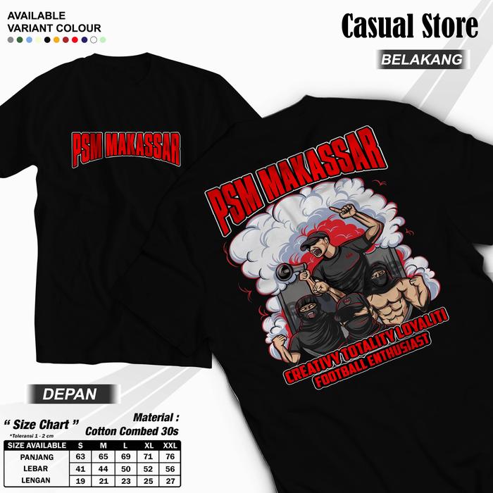 Kaos PSM Makassar Edisi PSMDAY Baju PSM Makassar Kaos Makassar Tshirt PSM Jersey PSM