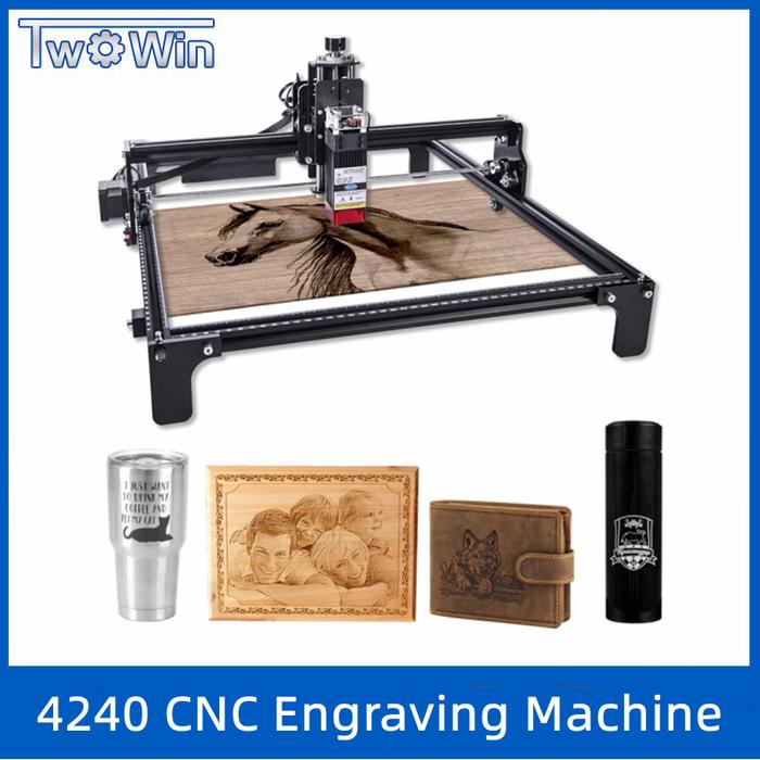 4240 CNC Laser Engraving Machine with 20W 40W Laser Mini Laser