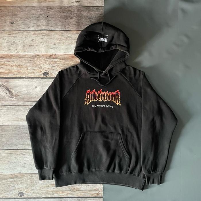 HOODIE ALL AROUND COVER / ACOVER BLACK SECOND ORIGINAL - Unisex
