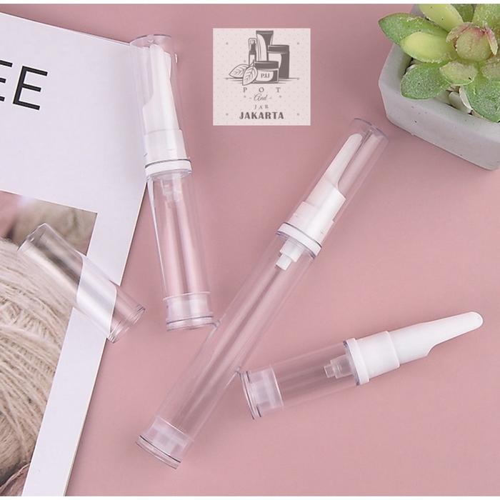 Botol Airlesspump Serum/eyecream/krem dokter/lotion uk. 5ml/10ml/15ml