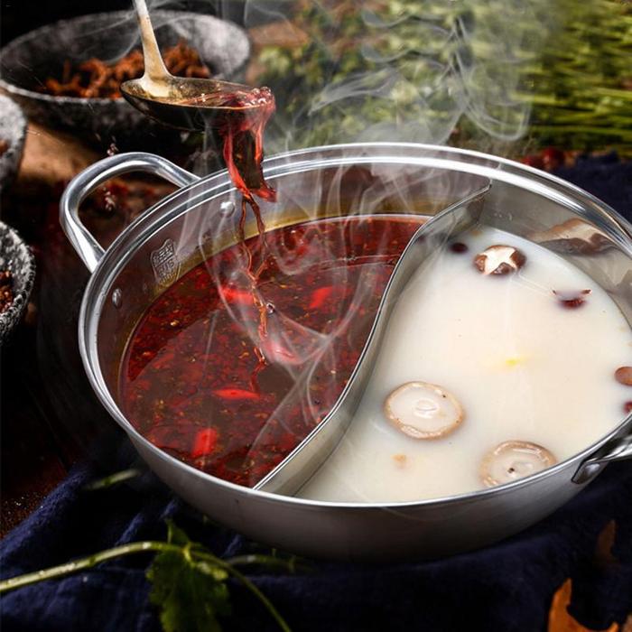 Hot Pot Home Stainless Steel Hot Pot Hot Pot For Induction Cooktop
