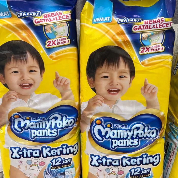 MAMYPOKO X-tra kering Pants XL26 - popok celana mamypoko pants ukuran XL isi 26